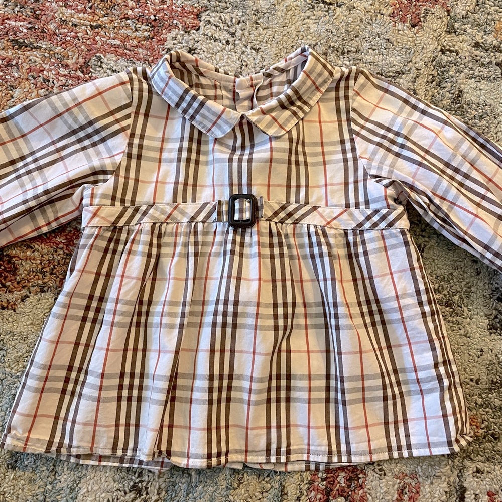 Burberry kids girls blouse top